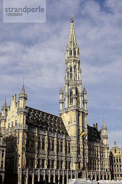 Rathaus Hotel de Ville am Grand-Place Grote Markt  Brüssel  Belgien  Europa
