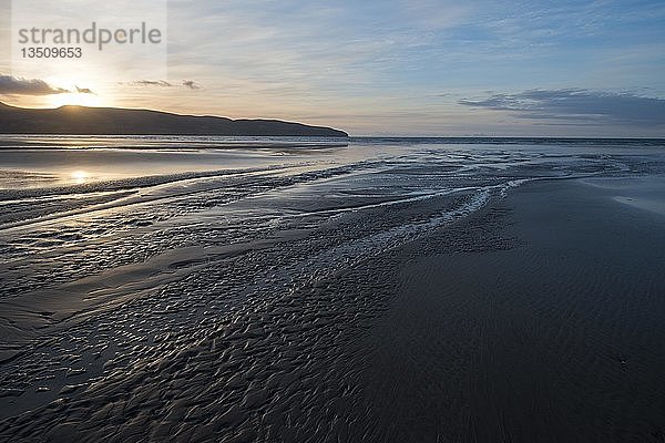 Fermoyle Beach bei Ebbe  Dingle-Halbinsel  County Kerry  Irland  Europa