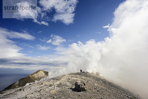 Vulkan  Lipari  Äolische Inseln  Sizilien  Italien  Europa