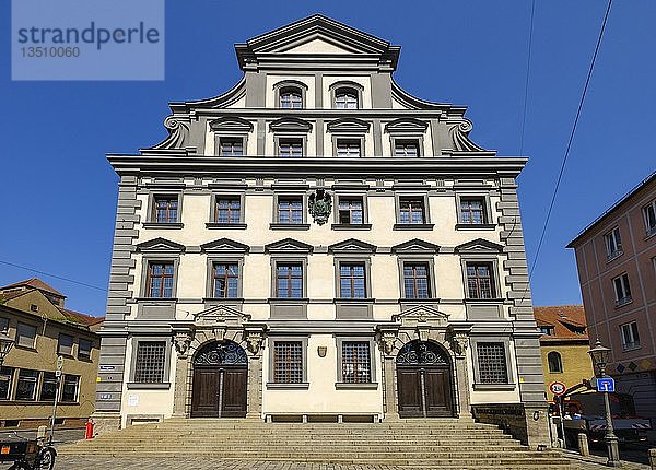 Stadtmetzg  Spätrenaissance  Metzgplatz  Lechviertel  Augsburg  Schwaben  Bayern  Deutschland  Europa