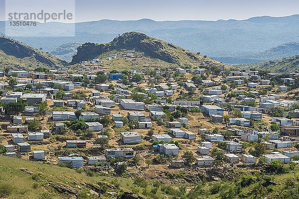 Hütten  Barackensiedlung  Township  Katutura  Windhoek  Namibia  Afrika