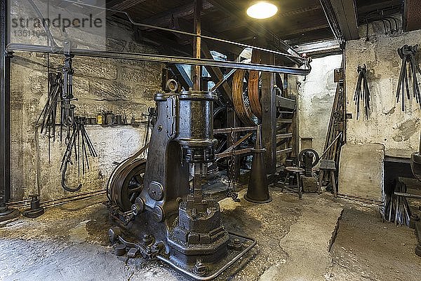 Eisenhammerwerk um 1920  Industriemuseum Lauf an der Pegnitz  Mittelfranken  Bayern  Deutschland  Europa