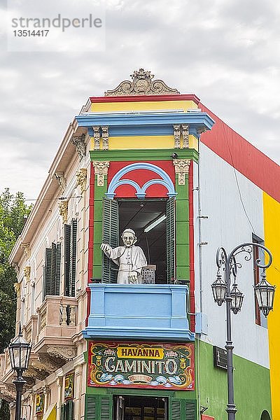 Das Haus des Papstes in La Boca  Buenos Aires  Argentinien  Südamerika