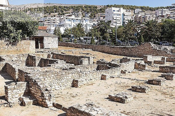 Antike Synagoge  Ausgrabungsstätte  Saranda  Albanien  Europa