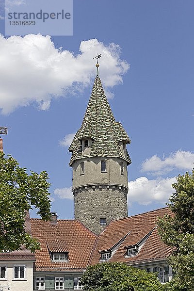 Grüner Turm  Ravensburg  Baden-Württemberg  Deutschland  Europa