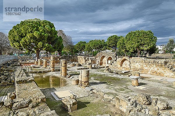 Ausgrabungsstätte  Alt-Paphos  Paphos  Zypern  Europa
