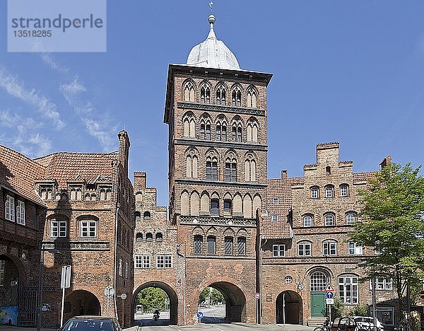 Burgtor  Lübeck  Schleswig-Holstein  Deutschland  Europa