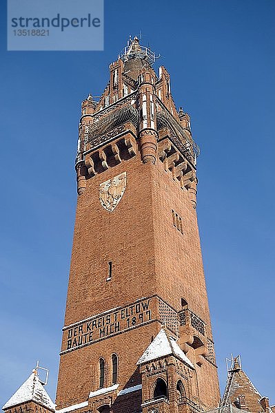 Historischer Grünwaldturm  erbaut zu Ehren des Kaisers Wilhelm I.  Berlin  Deutschland  Europa