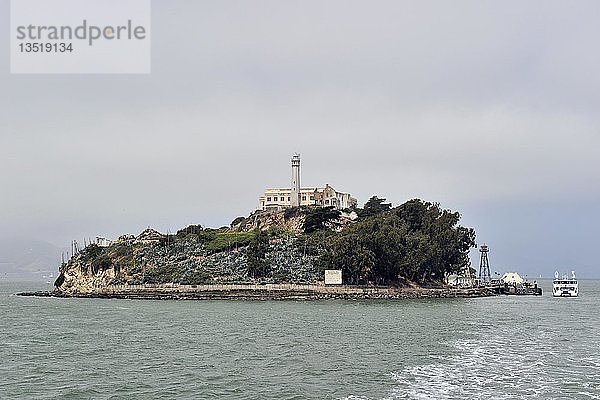 Gefängnisinsel Alcatraz  San Francisco  Kalifornien  USA  Nordamerika
