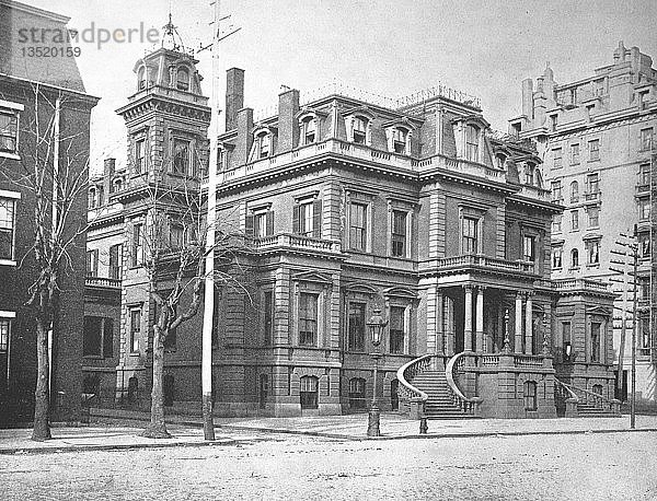 Das Clubhaus der Union League in Philadelphia  1899  Amerika