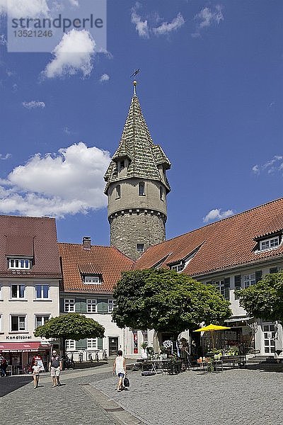 Grüner Turm  Ravensburg  Baden-Württemberg  Deutschland  Europa