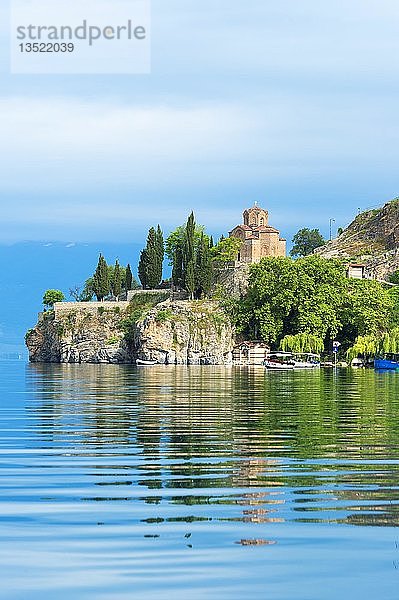 Kirche St. Johannes Theologe-Kaneo  Ohrid-See  Mazedonien  Europa
