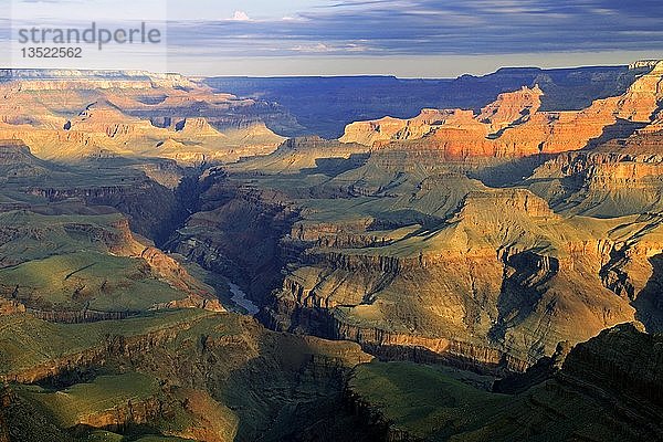 Morgen am Lipan Point  Colorado River  Grand Canyon South Rim  Arizona  Vereinigte Staaten  Amerika  Nordamerika