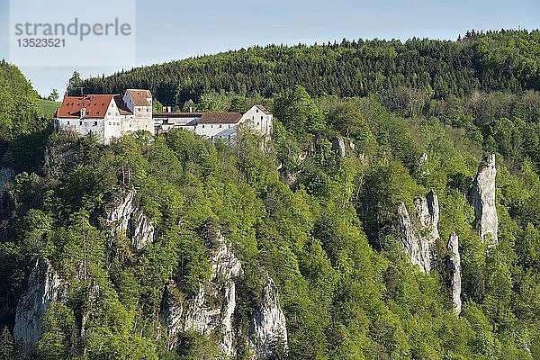 Burg Wildenstein  Oberes Donautal bei Leibertingen  Baden-Württemberg  Deutschland  Europa