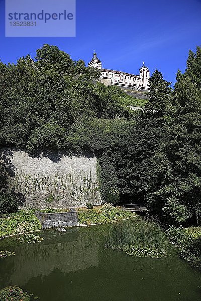 Festung Marienberg  Würzburg  Unterfranken  Bayern  Deutschland  Europa