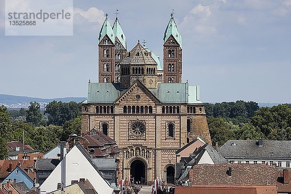 Dom St. Maria und St. Stephan  Kaiserdom  romanisch  UNESCO-Welterbe  Speyer  Rheinland-Pfalz  Deutschland  Europa