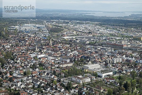Die Stadt Singen am Hohentwiel  Baden-Württemberg  Deutschland  Europa