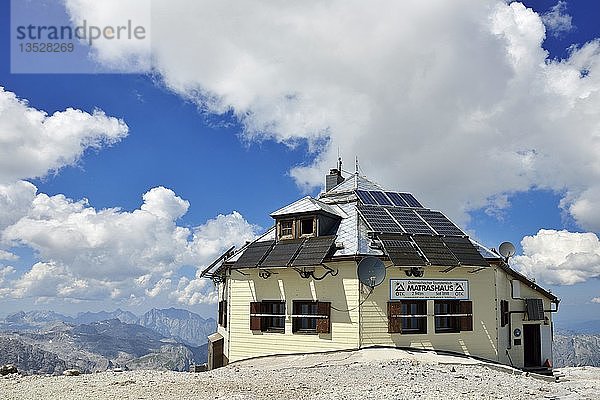 Matrashaus  2941 m  auf dem Gipfel des Hochkönigs  Hochkönig Gebirge  Salzburger Land  Österreich  Europa