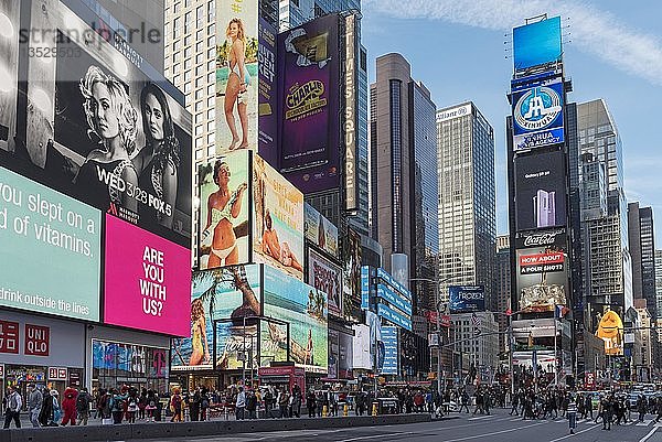 Times Square  Manhattan  New York City  USA  Nordamerika