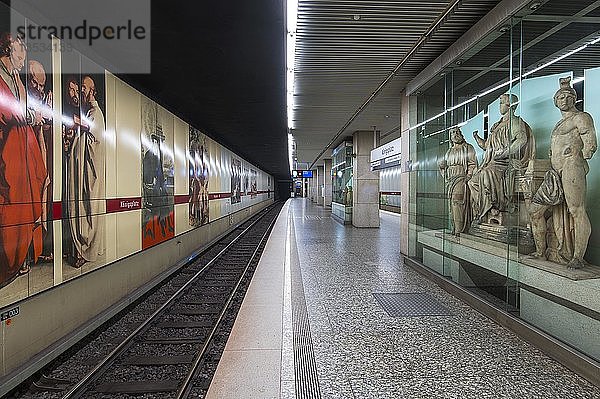 U-Bahn-Station  Königsplatz  München  Oberbayern  Bayern  Deutschland  Europa