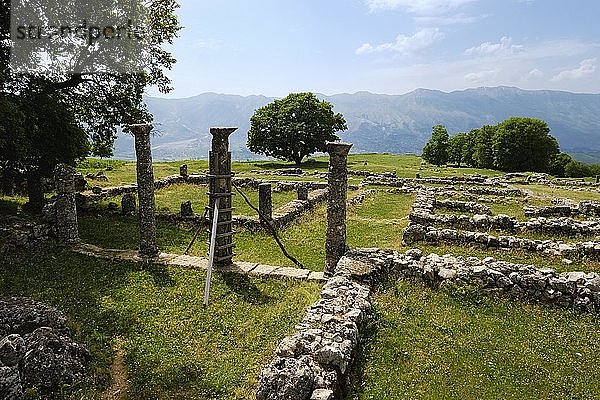 Archäologische Stätte Antigoneia  Antigonea  Antigonë  Qark Gjirokastra  Gjirokastër  Albanien  Europa
