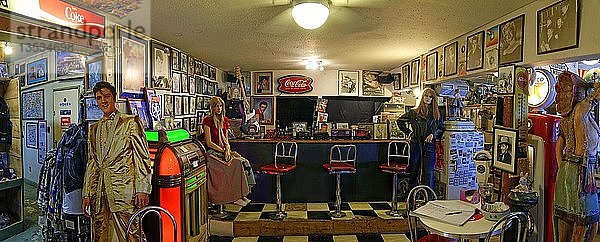 Historische Bar im Hackberry General Store  Route 66  Hackberry  Arizona  USA  Nordamerika