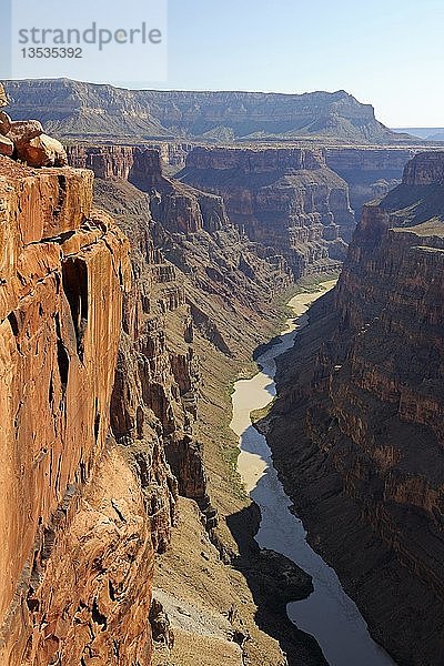Toroweap Point  Grand Canyon North Rim  Colorado River  Arizona  USA  Nordamerika