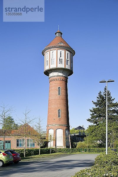 Historischer Wasserturm von 1909  Lingen  Emsland  Niedersachsen  Deutschland  Europa