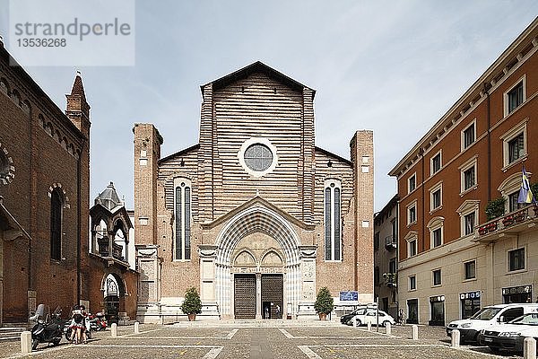 Basilika Sant'Anastasia  Verona  Venetien  Italien  Europa