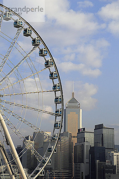 Riesenrad  Hong Kong Observation Wheel  Hongkong Island  Hongkong  China  Asien