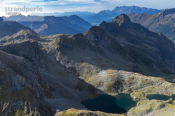 Luftbild  Bergseen  Schladminger Tauern  Lungau  Salzburger Land  Oberösterreich