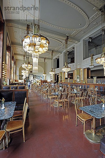 Cafe Nouveau im Stadthaus Obecni Dum  Prag  Böhmen  Tschechische Republik  Europa