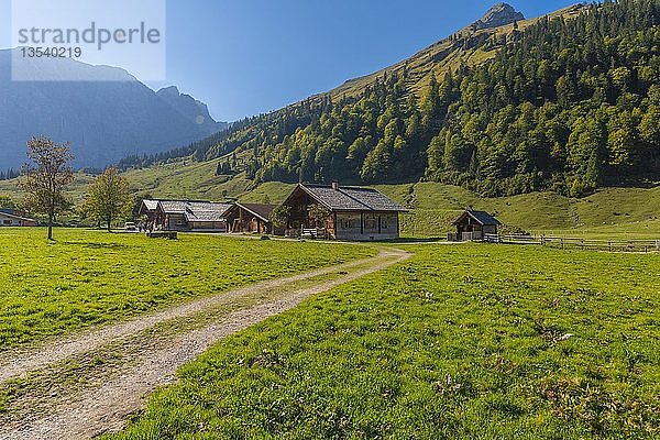 Ahornboden  Engtal  Vomp  Tirol  Österreich  Europa