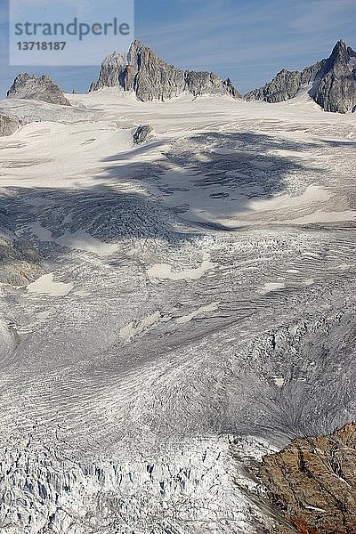 Mont-Blanc-Gletscher  Frankreich.