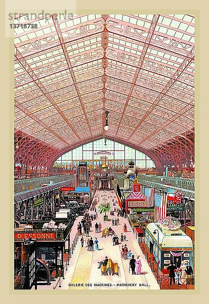Maschinenhalle auf der Pariser Ausstellung  1889