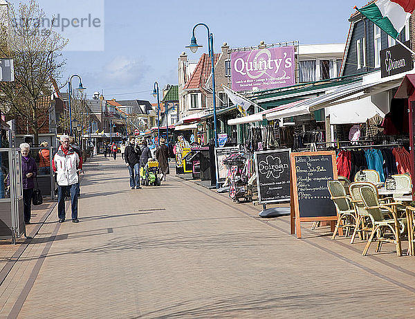 Touristische Cafés und Geschäfte  De Koog  Texel  Niederlande