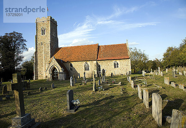 St. Margaret´s Kirche und Friedhof  Shottisham  Suffolk  England