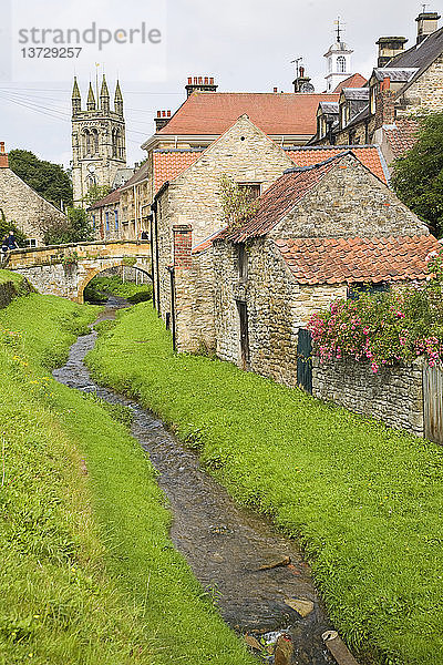 Historische Siedlung von Helmsley  Nord-Yorkshire  England