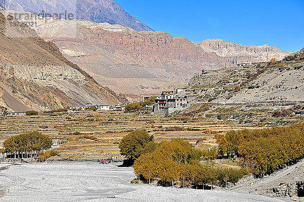 Das Tal des Kali Gandaki-Flusses  das nach Mustang führt