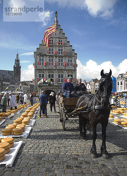 Gouda- und Käsemarkt  Südholland  Niederlande