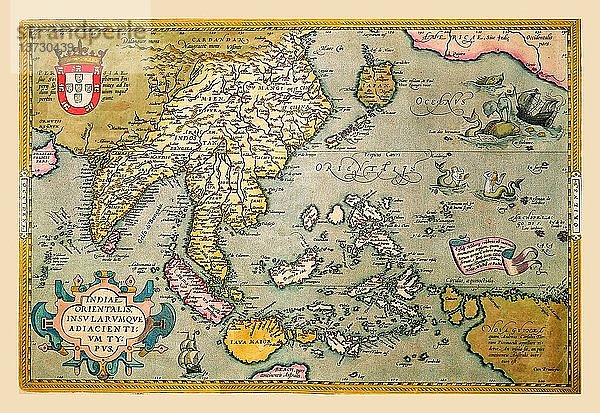 Karte von Südostasien 1602