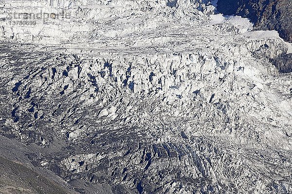 Französische Alpen  Bionnassay-Gletscher.