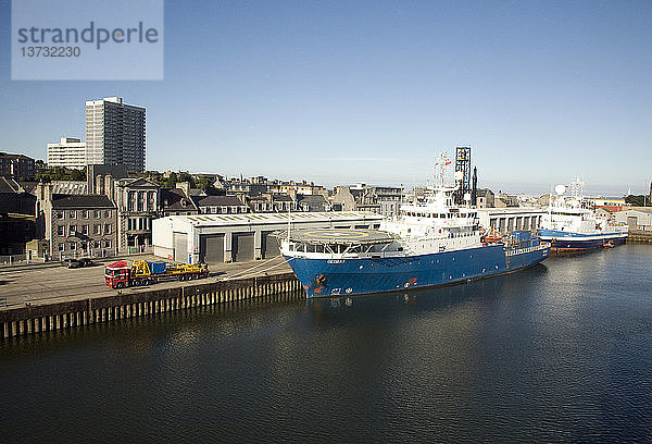 GeoBay  DCF-Unterwasserschiff  Hafen  Aberdeen  Schottland