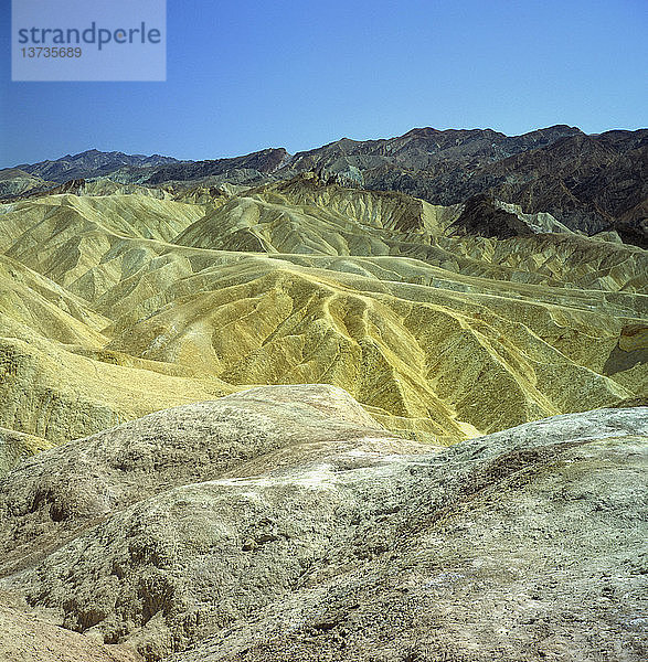 Wüstenlandschaft  Zabriskie Point  Death Valley National Park  Kalifornien  USA