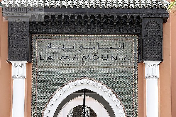 Hotel la Mamounia.