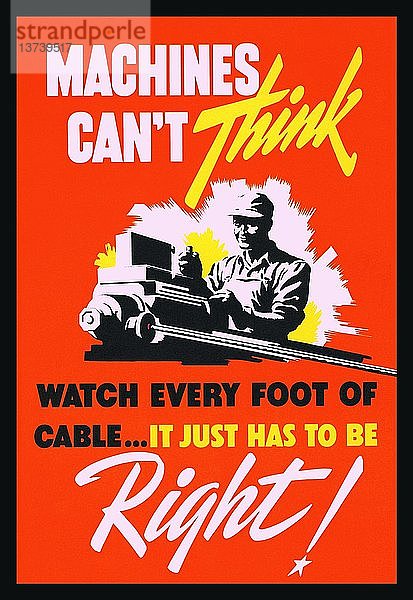 Machine´s Can´t Think 1943'