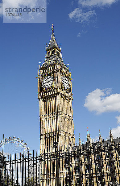 Big Ben  Houses of Parliament  London  England