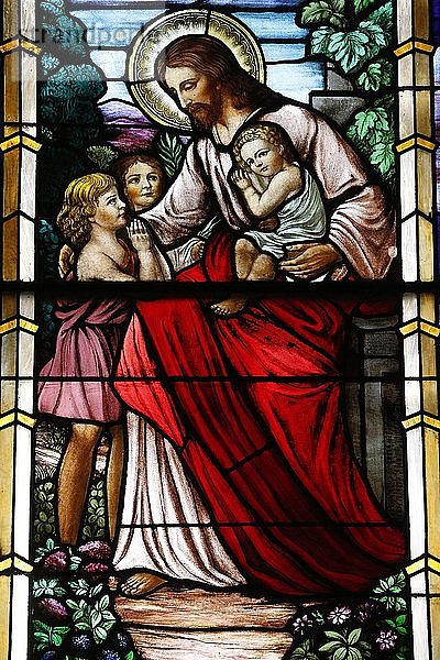 St. Patricks alte Kathedrale  Lasst die Kindlein zu mir kommen  sagte Jesus.