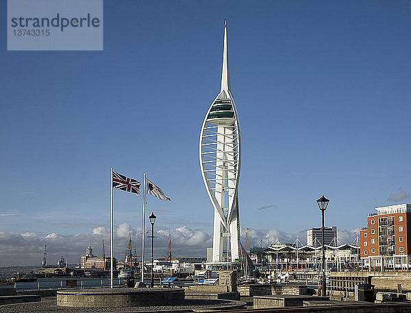 Spinnaker-Turm  Portsmouth  Hampshire  England