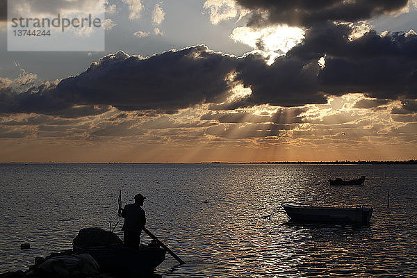 Sonnenaufgang auf der Insel Jerba